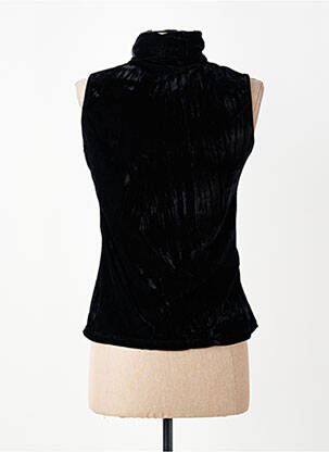Top stretch sans manche noir RINASCIMENTO femme