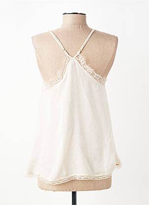 Top manches bretelles ajustables fines bretelles beige SCHOOL RAG femme
