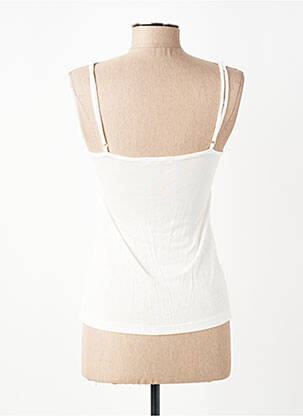 T-shirt stretch fines bretelles blanc LPB LES PETITES BOMBES  femme