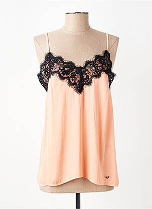 Top manches bretelles ajustables fines bretelles rose LPB LES PETITES BOMBES  femme