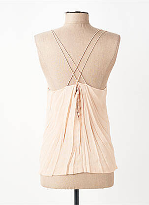 Top coupe fluide fines bretelles rose SUNCOO femme