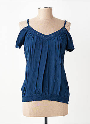 Top manches courtes manches courtes bleu LOLA ESPELETA femme
