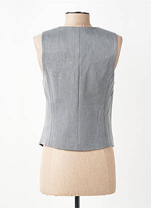 Gilet sans manche poches gris VAN-DOS femme