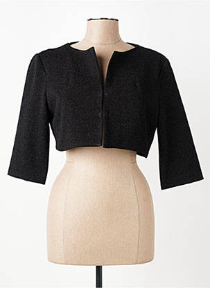Boléro col rond noir RINASCIMENTO femme