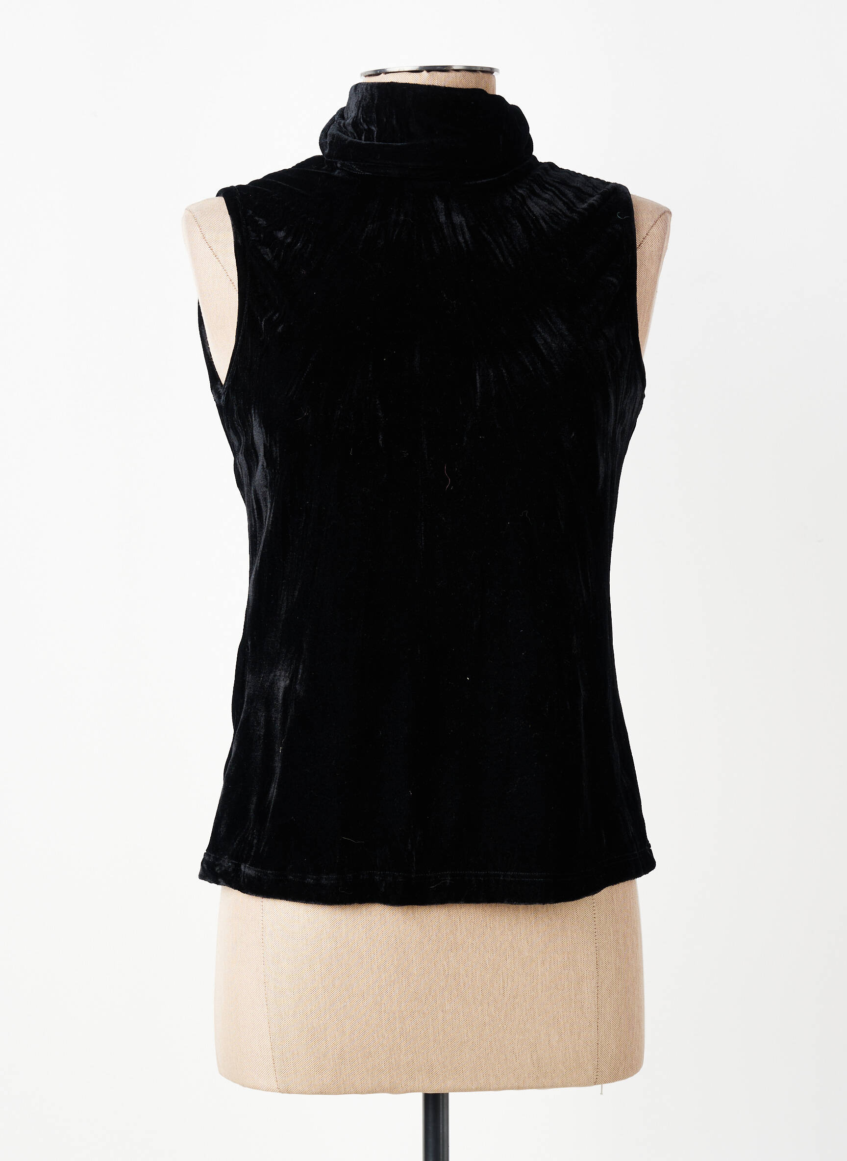 Top stretch sans manche noir RINASCIMENTO femme