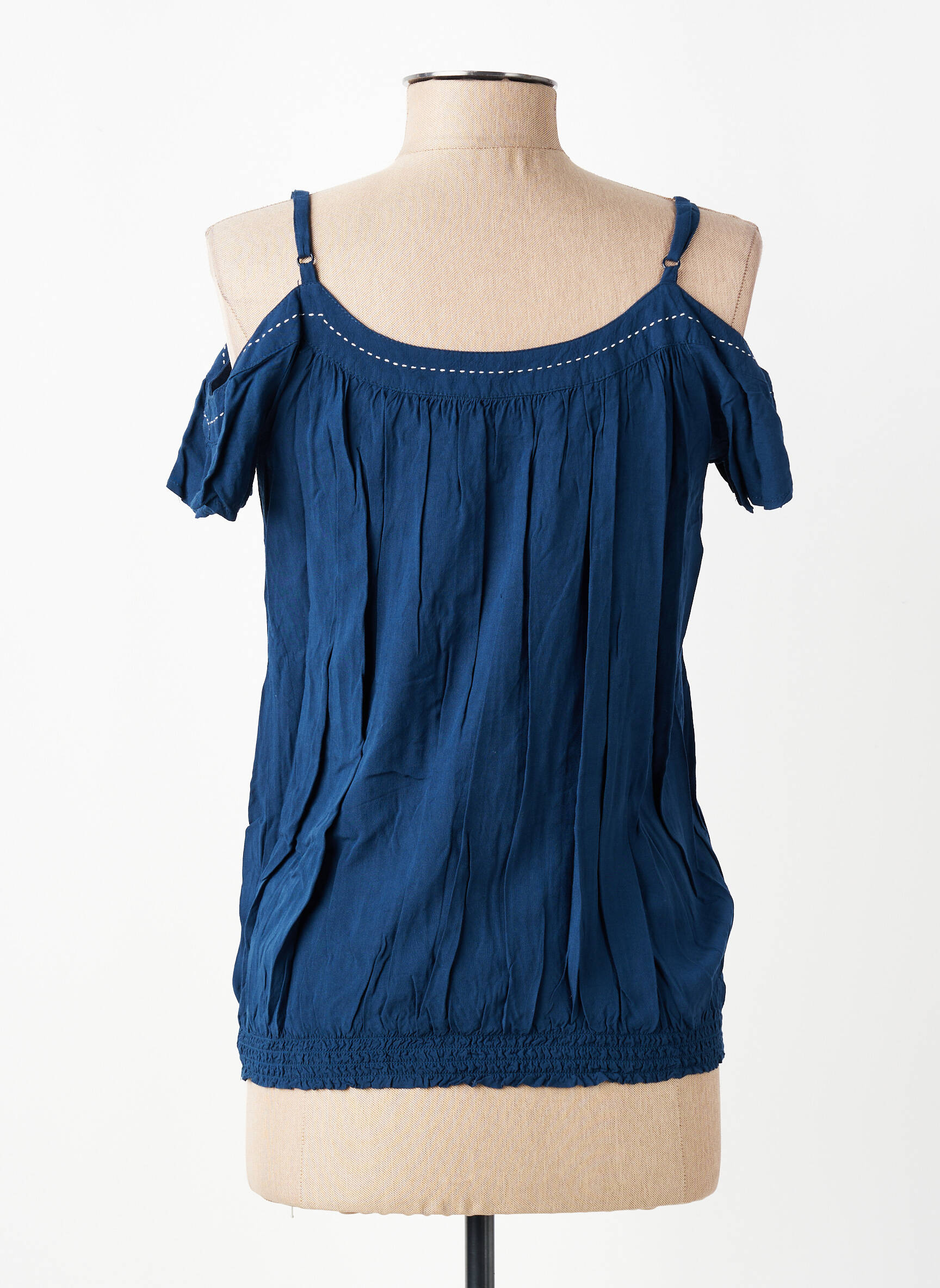 Top manches courtes manches courtes bleu LOLA ESPELETA femme