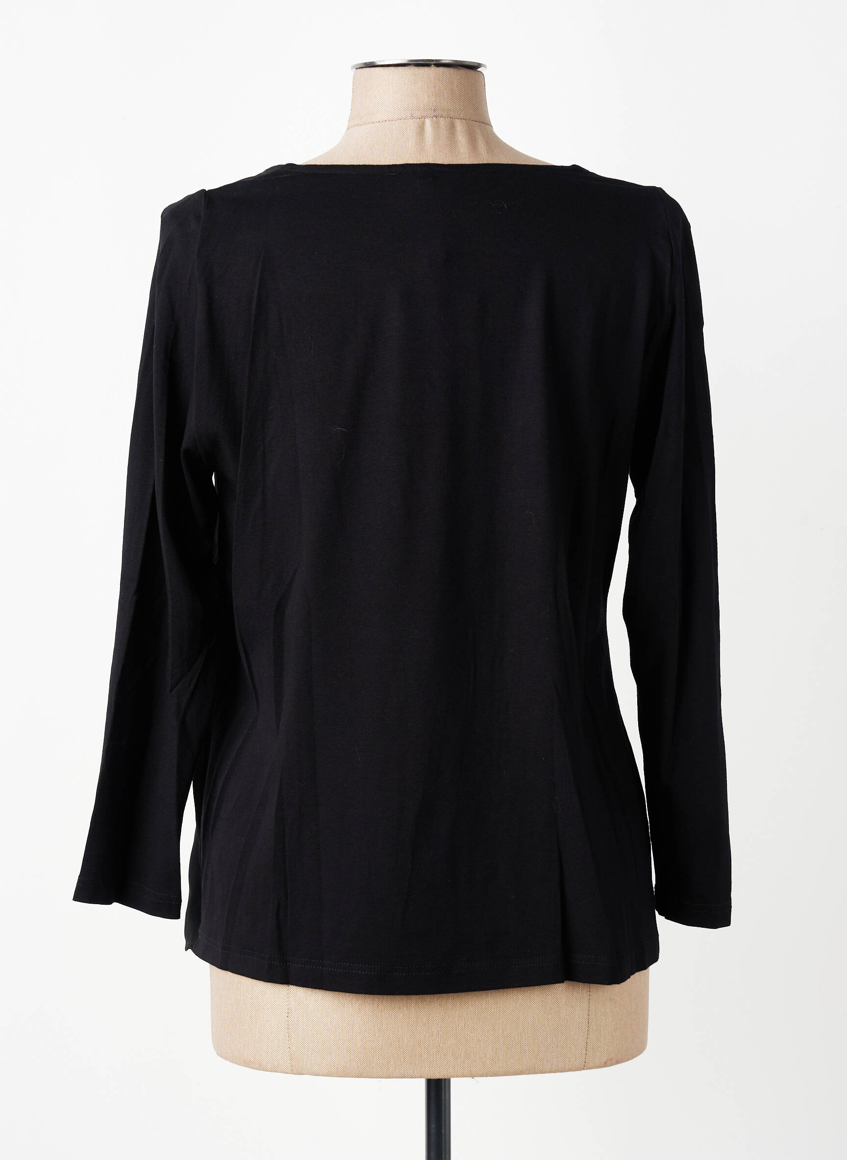 Top manches longues manches longues noir AKELA KEY femme