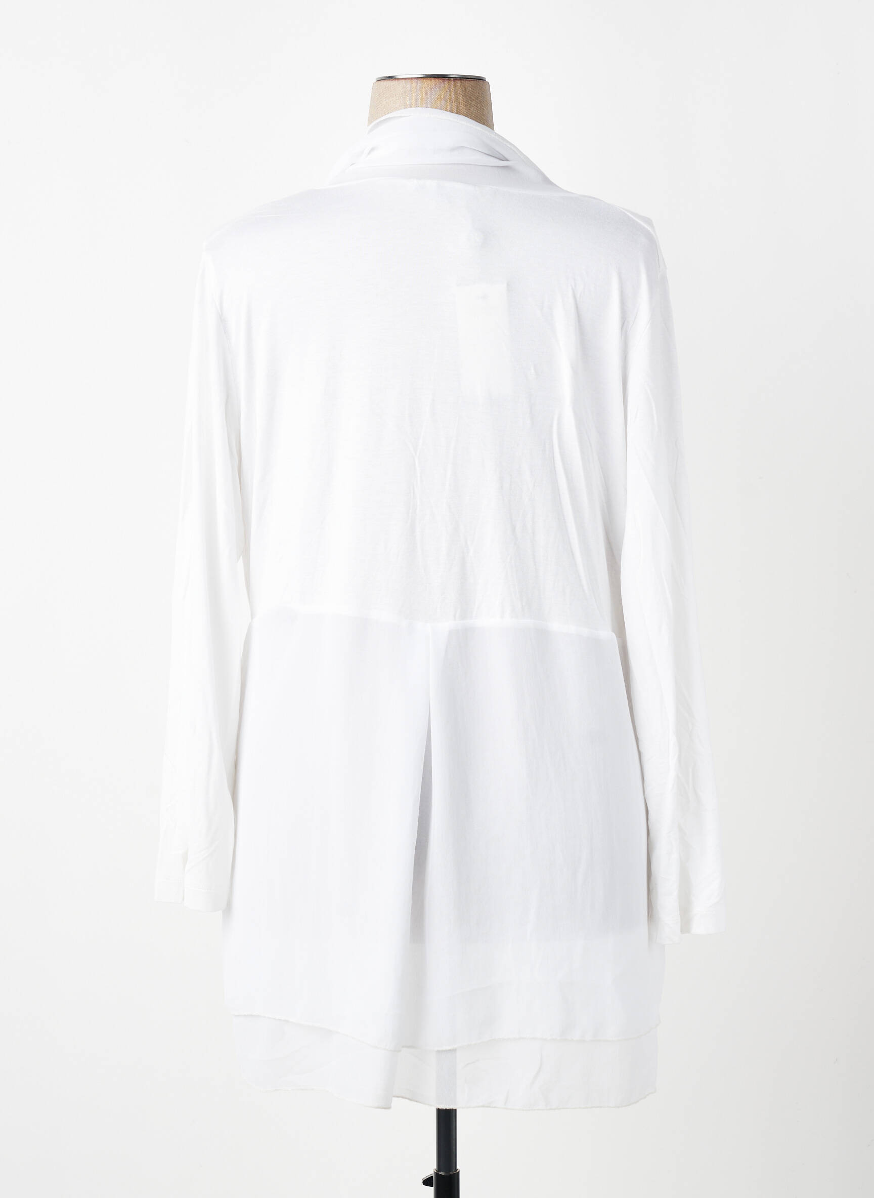 Veste casual manches longues blanc KITANA femme