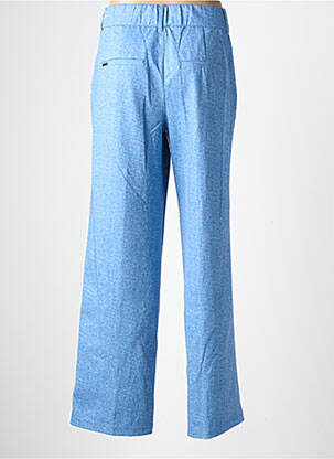 Pantalon large fermeture zippée sous rabat boutonné taille normale bleu STREET ONE femme