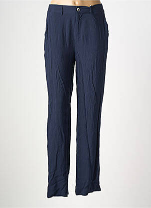 Pantalon chino tissage popeline taille normale bleu STREET ONE femme