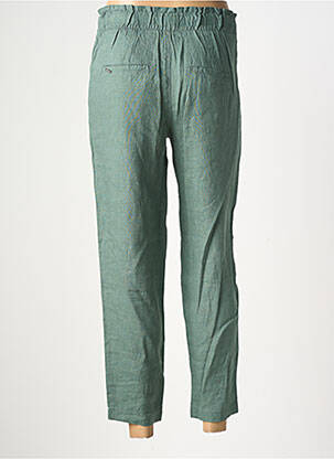 Pantalon 7/8 taille haute taille haute vert STREET ONE femme