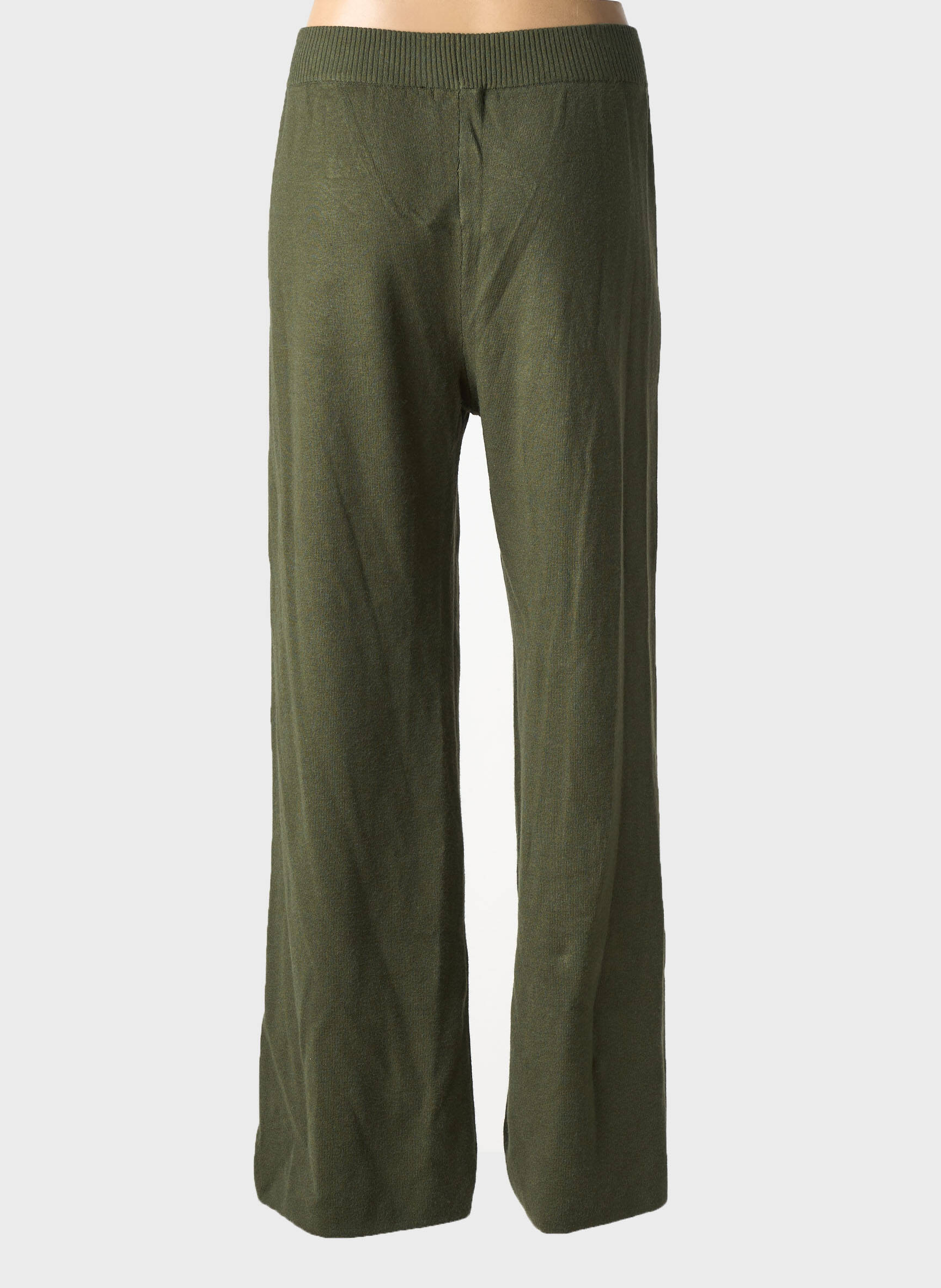 Pantalon large taille normale taille normale vert RUE MAZARINE femme