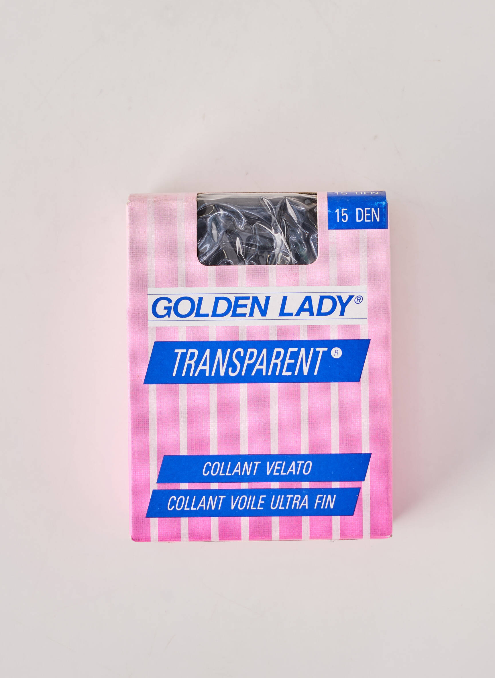 Collants tissage transparent noir GOLDEN LADY femme