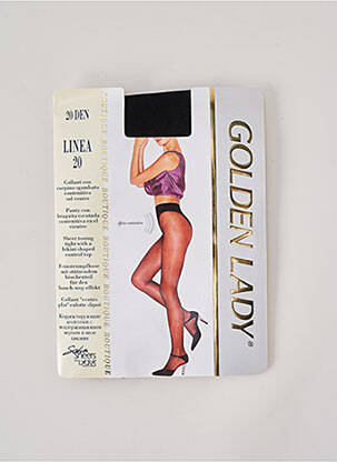 Collants stretch noir GOLDEN LADY femme