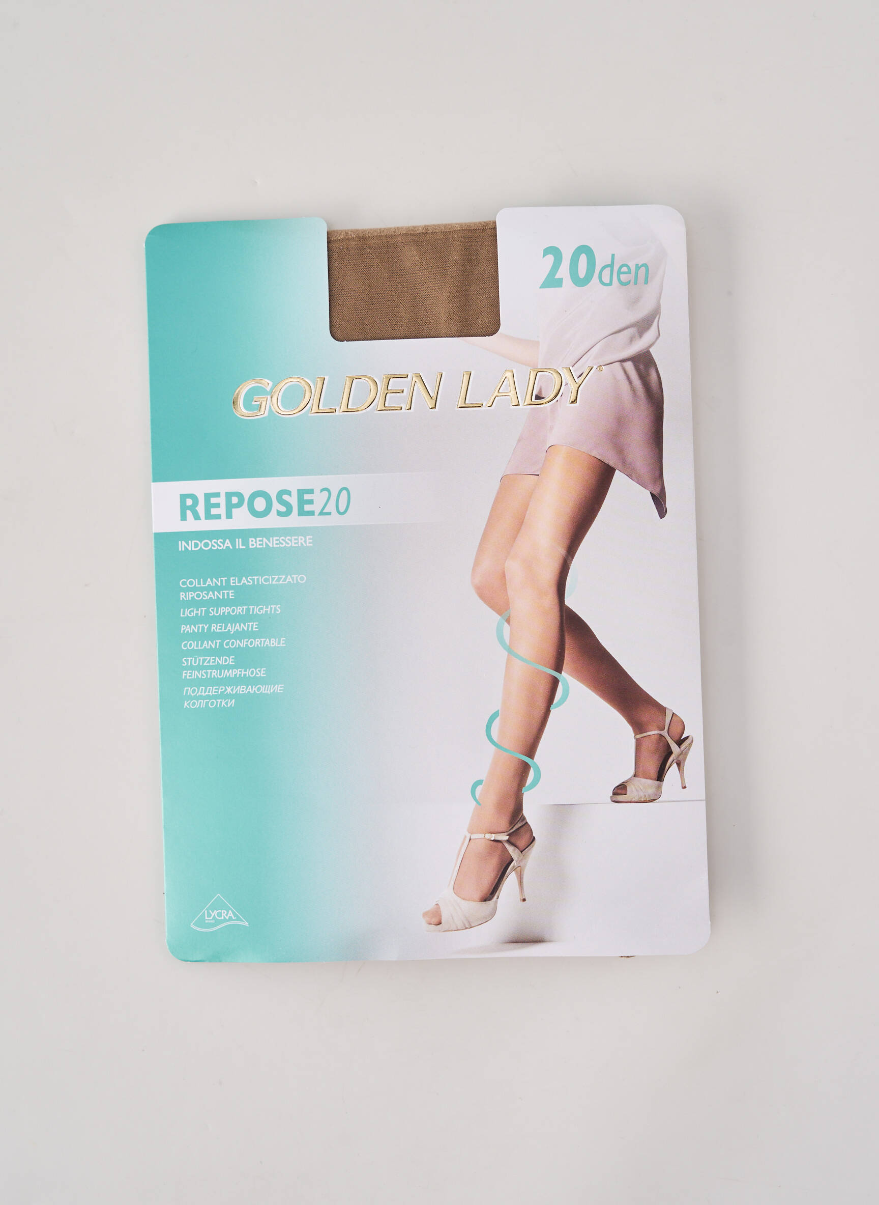 Collants légère et transparente beige GOLDEN LADY femme