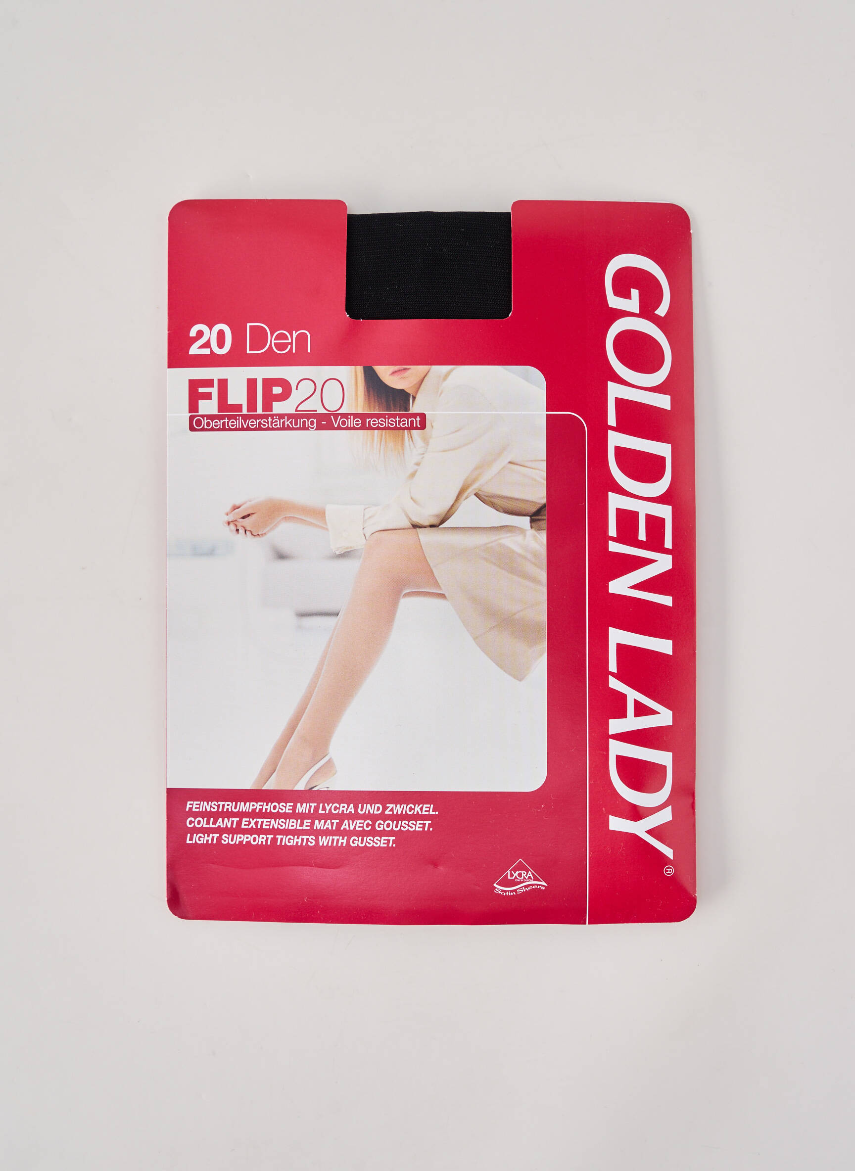 Collants stretch noir GOLDEN LADY femme