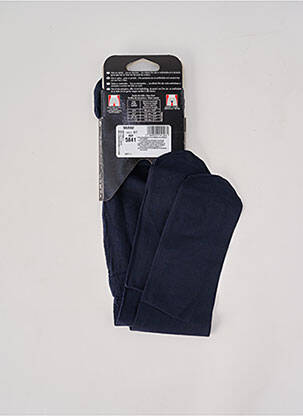 Collants stretch bleu DIM fille