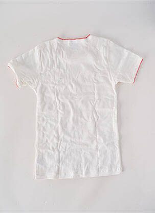 T-shirt stretch manches courtes blanc PETIT BATEAU fille