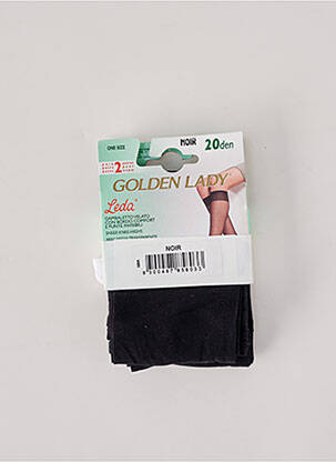 Bas stretch noir GOLDEN LADY femme