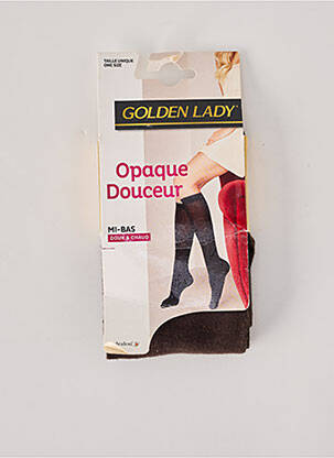 Bas stretch marron GOLDEN LADY femme
