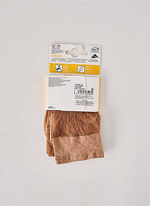 Chaussettes coutures renforcées beige GOLDEN LADY femme