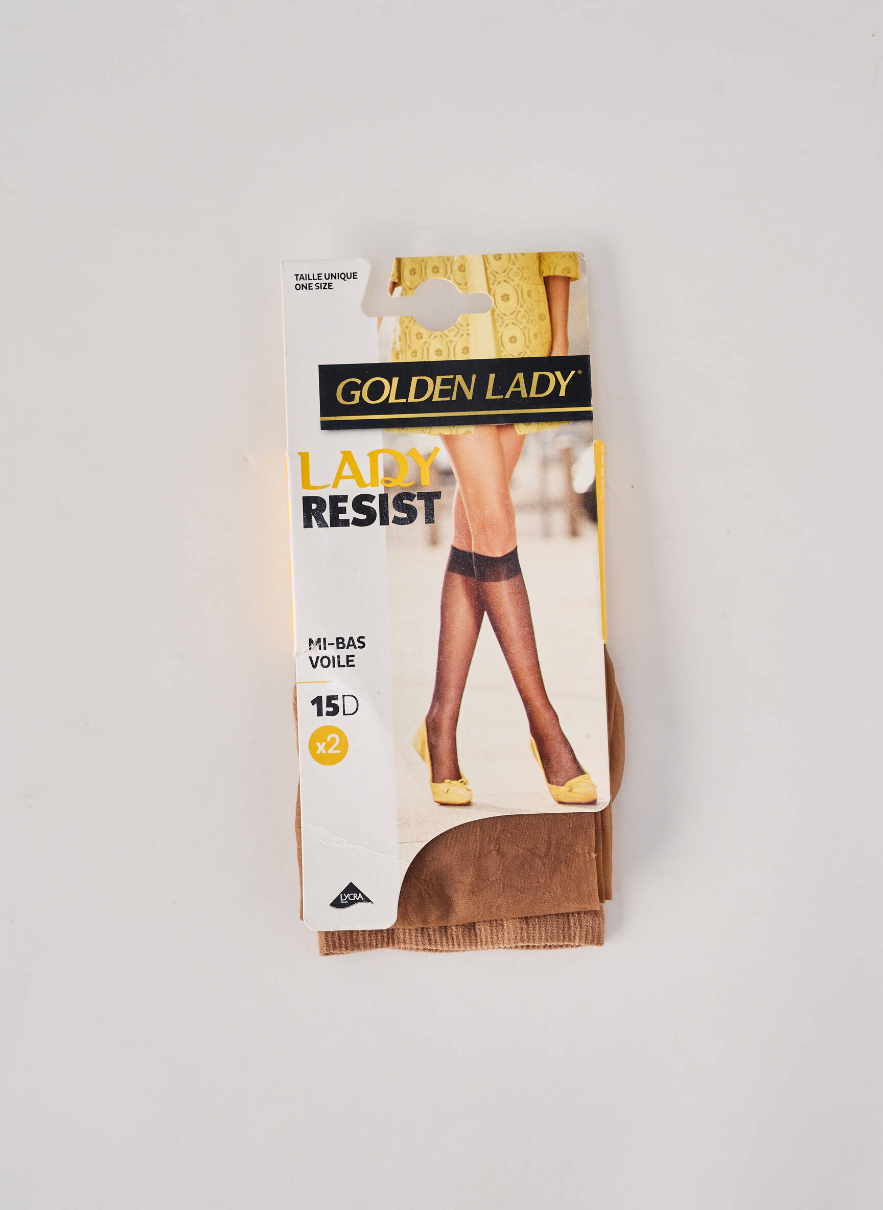 Chaussettes coutures renforcées beige GOLDEN LADY femme
