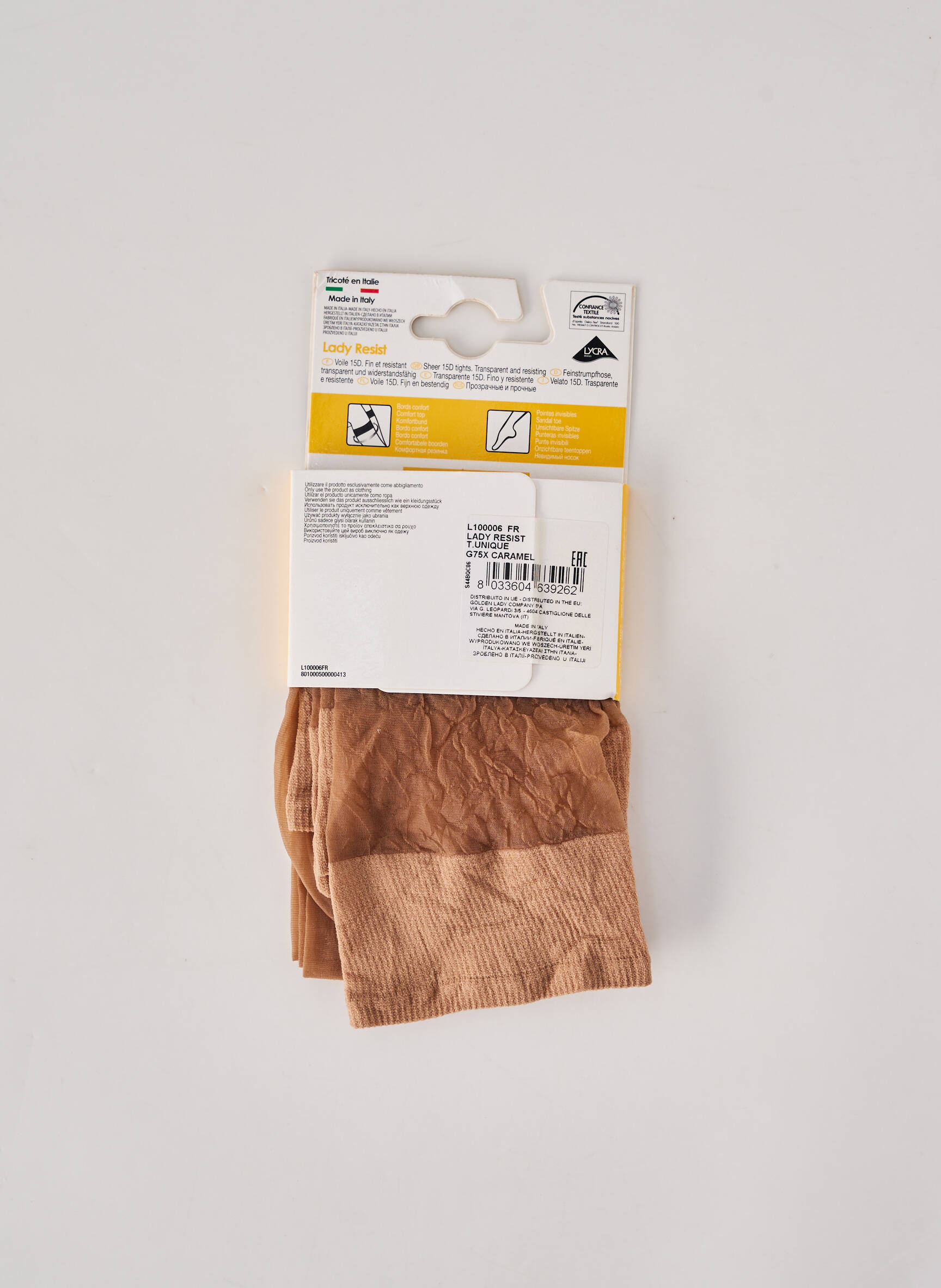 Chaussettes coutures renforcées beige GOLDEN LADY femme