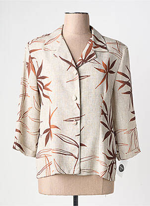 Veste casual coupe droite beige ATLANTA femme