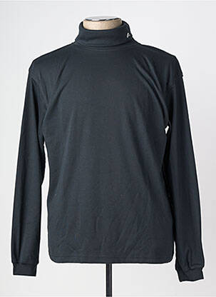 Pull col roulé coupe cintrée manches longues noir CBK homme