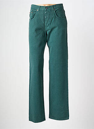 Jeans coupe droite taille normale taille normale vert LUCCHINI femme