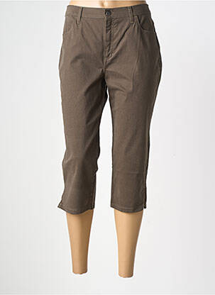 Pantacourt stretch taille normale vert KANOPE femme