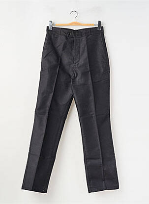 Pantalon droit tissage popeline taille normale noir ADOLPHE LAFONT homme
