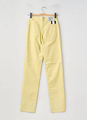 Pantalon droit stretch taille normale vert LUCCHINI femme