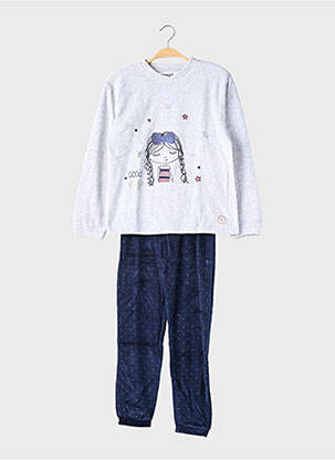 Pyjama taille élastique bleu MINI BOL fille
