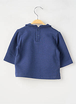 T-shirt manches longues manches longues bleu PETIT BATEAU garçon