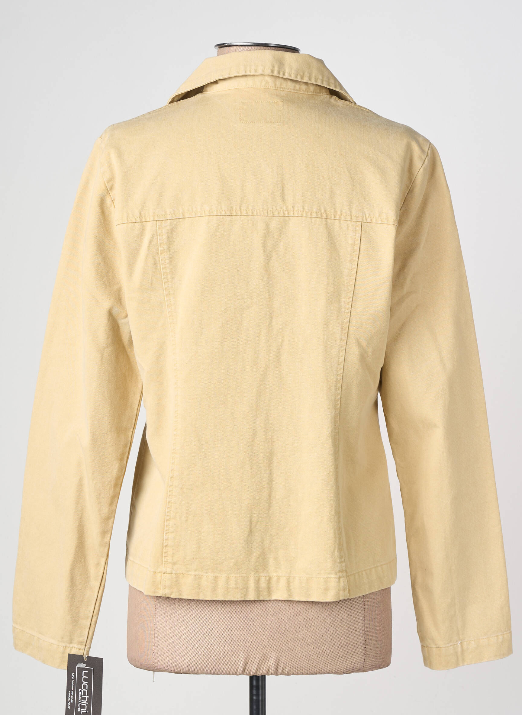 Veste casual coupe cintrée beige LUCCHINI femme