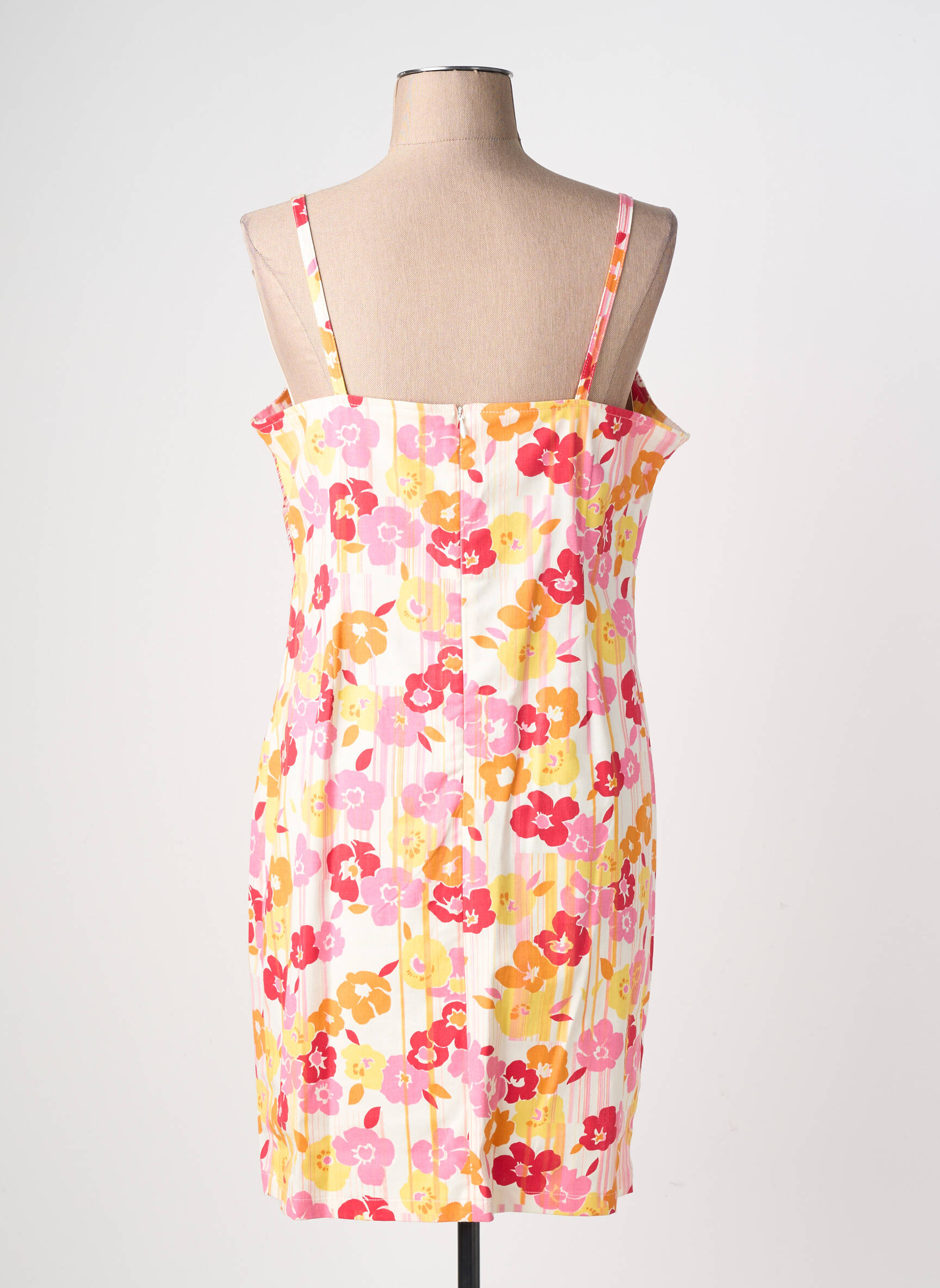 Robe courte sans manche sans manche rose LUCCHINI femme