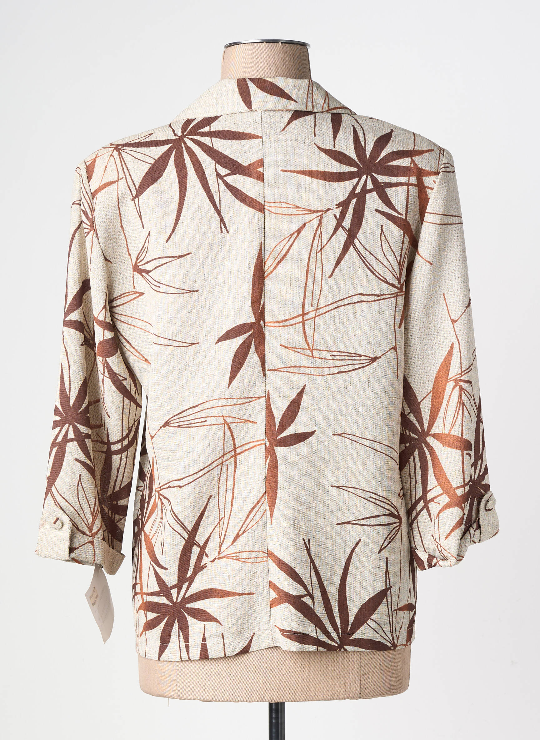 Veste casual coupe droite beige ATLANTA femme