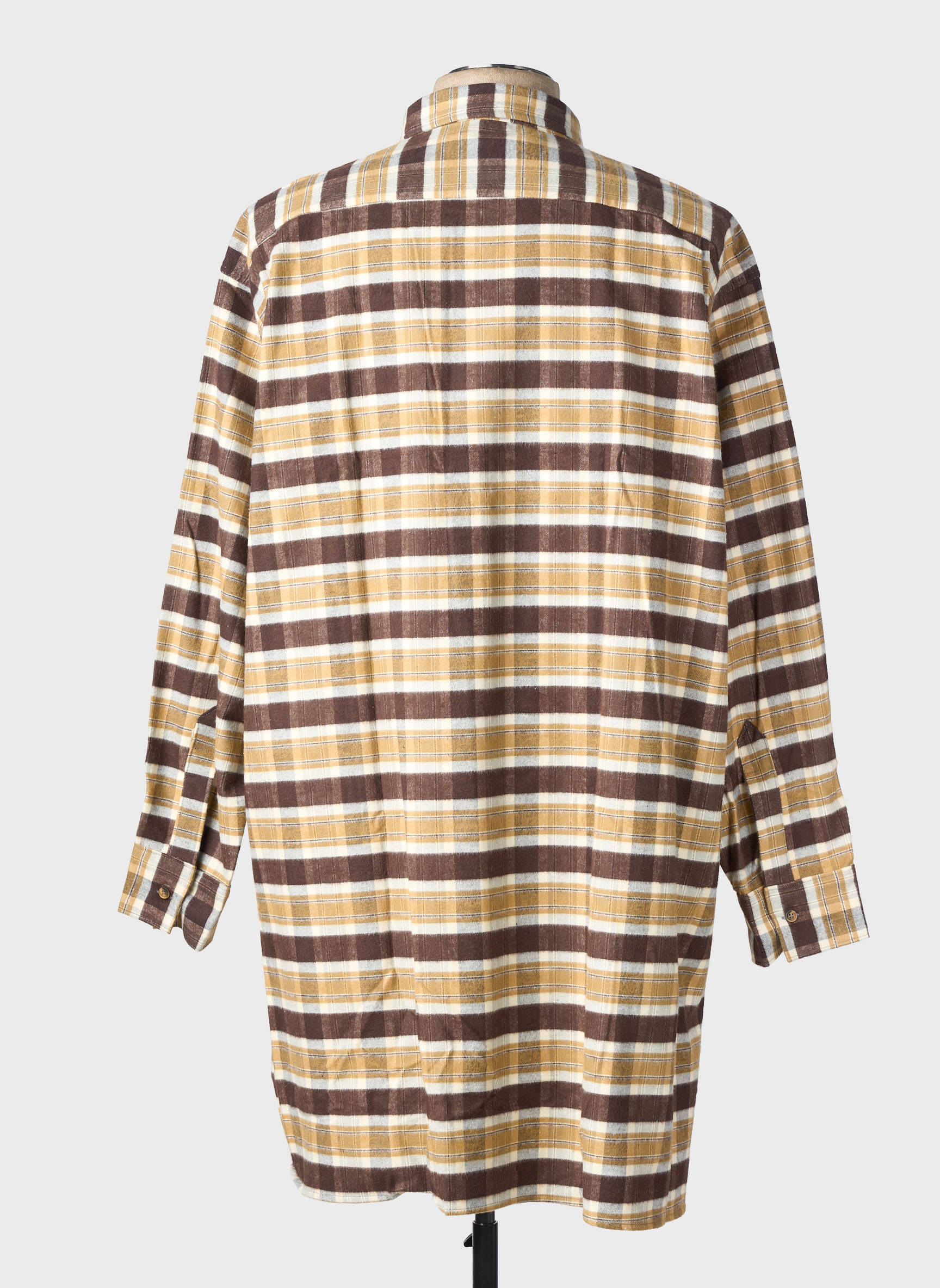 Chemise manches longues coupe droite marron LA FORESTIERE homme
