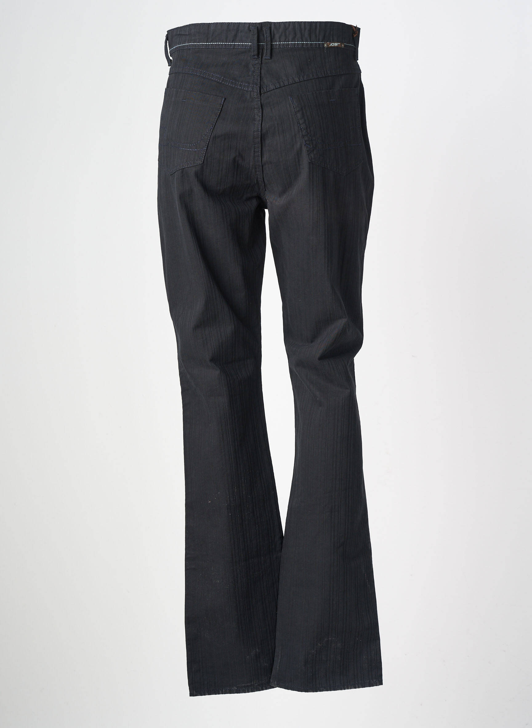 Pantalon droit stretch taille normale noir JOST femme