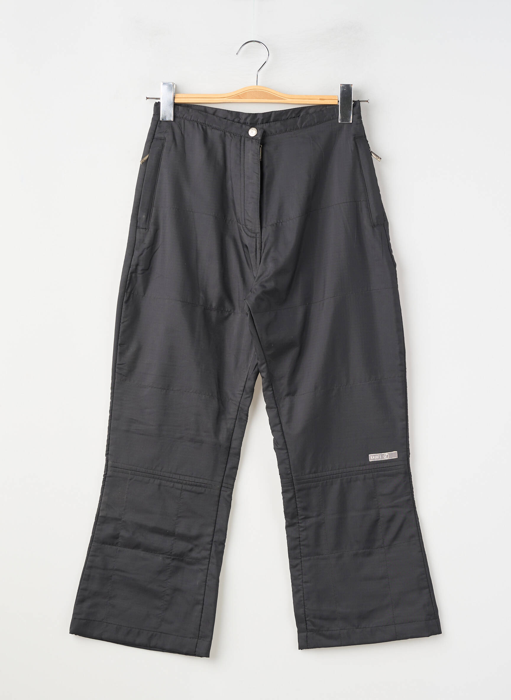 Pantalon droit poches noir KALAÏS enfant