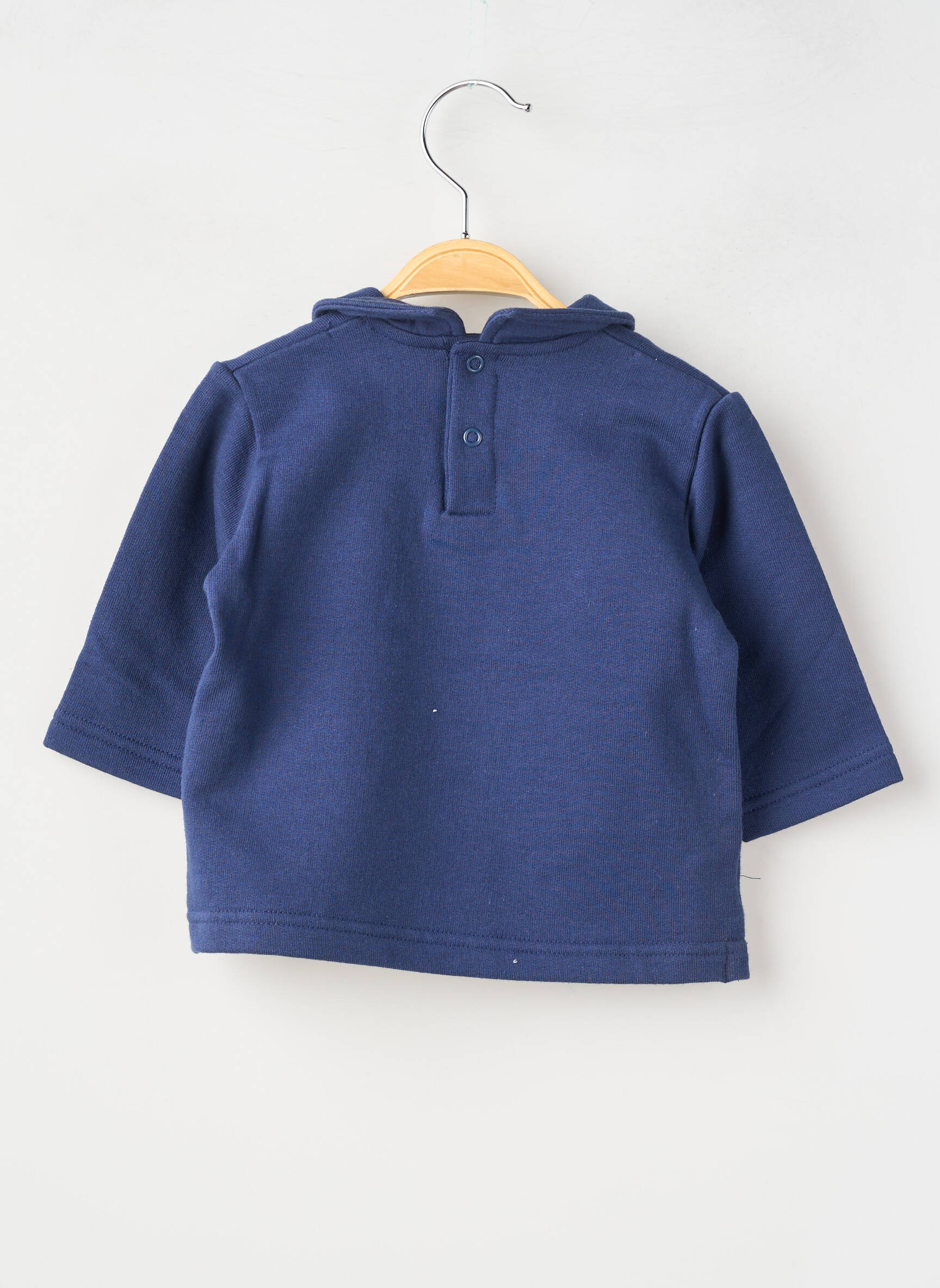 T-shirt manches longues manches longues bleu PETIT BATEAU garçon