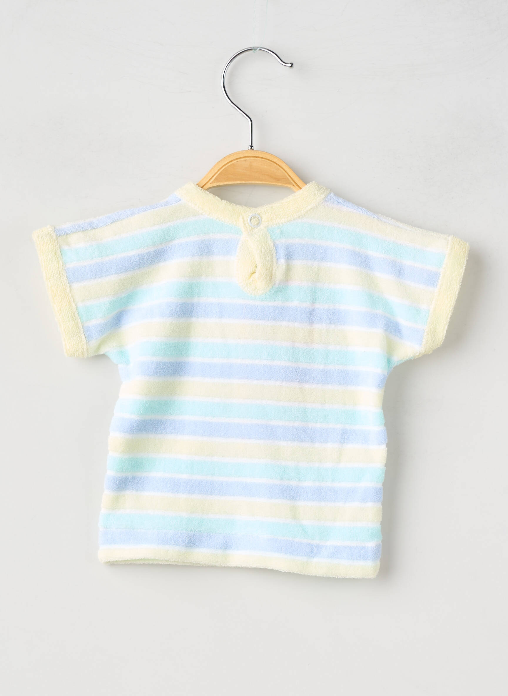 T-shirt coupe droite manches courtes bleu PETIT BATEAU garçon