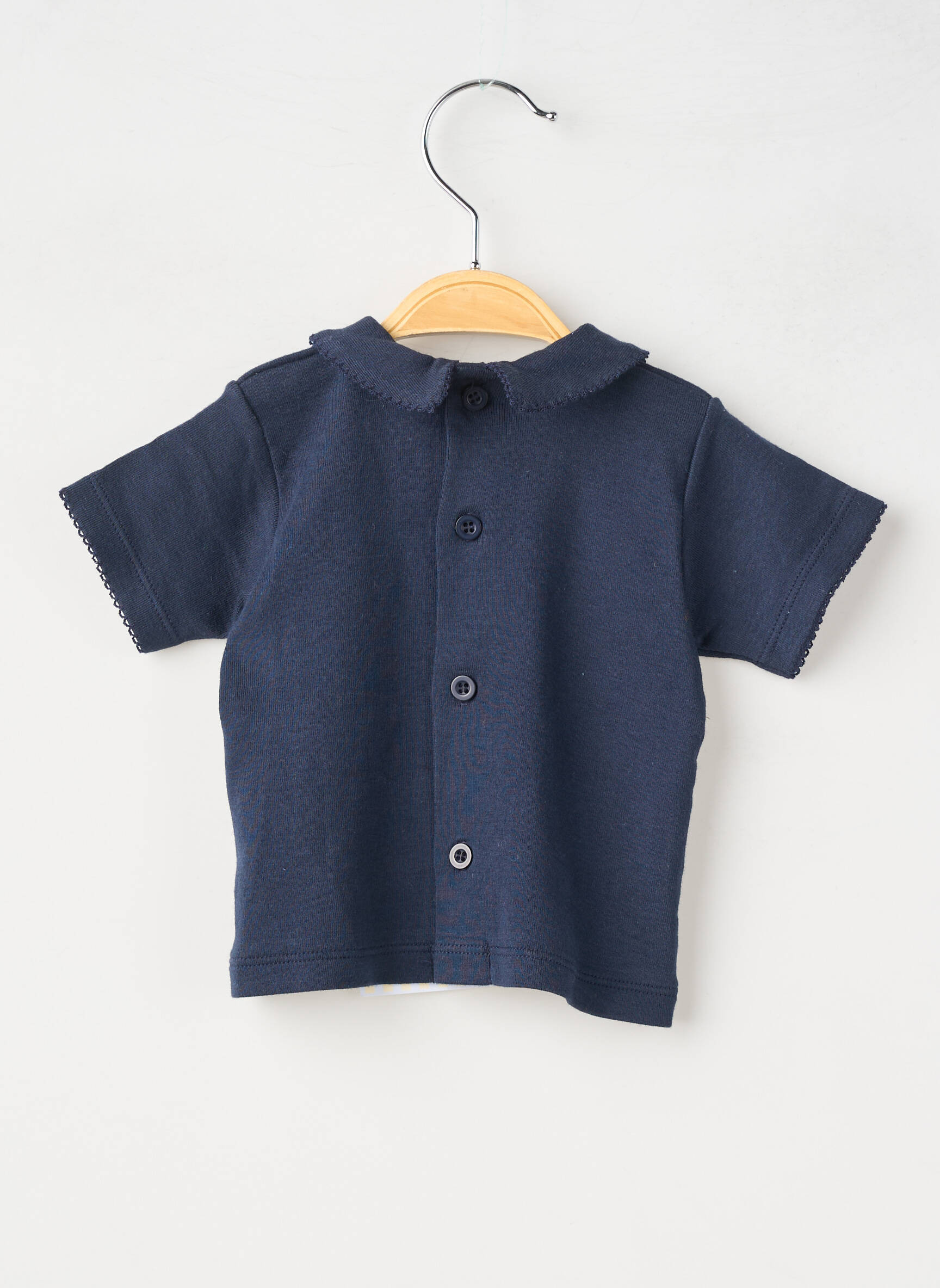 Polo manches courtes bleu PETIT BATEAU enfant