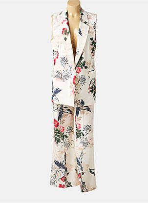 Ensemble pantalon coupe droite beige ALTAMIRA femme