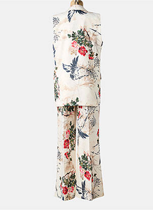 Ensemble pantalon coupe droite beige ALTAMIRA femme