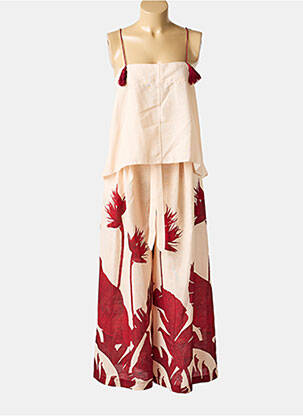 Ensemble pantalon ample beige LUMINA femme