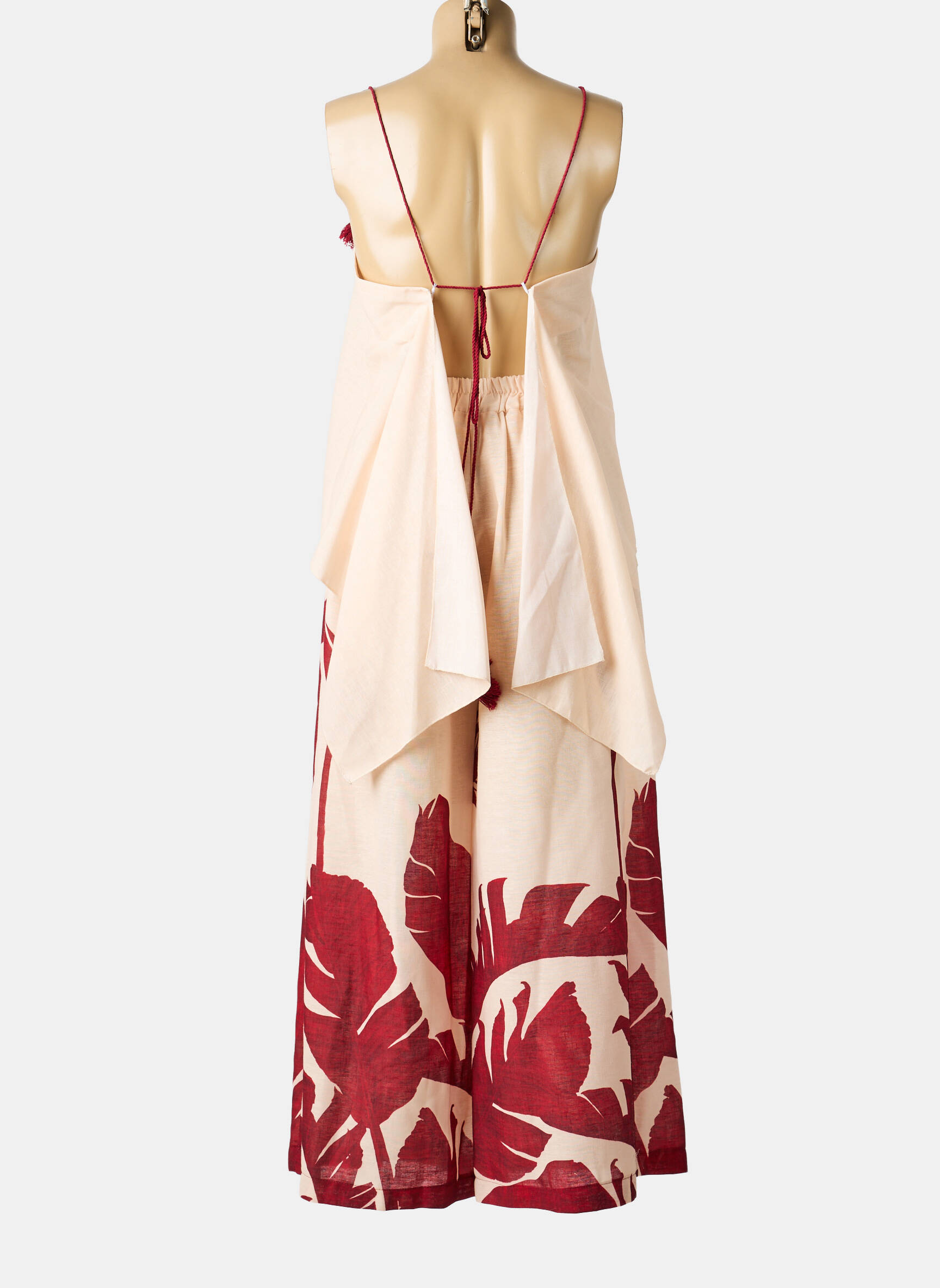 Ensemble pantalon ample beige LUMINA femme