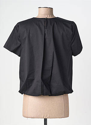 Top stretch manches courtes noir ALTAMIRA femme