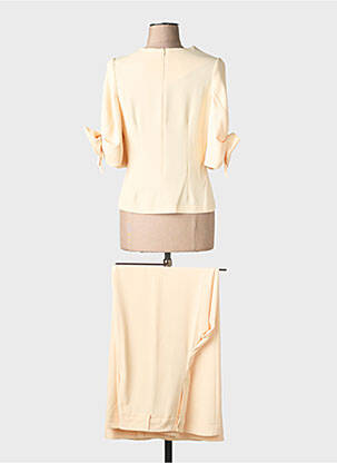 Ensemble pantalon poches jaune ANGELA DAVIS femme